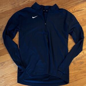 Men’s large Nike Dark Blue Quarter zip Pullover